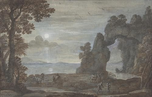 Peintures Vue avec Persée Claude Lorrain toile décoration