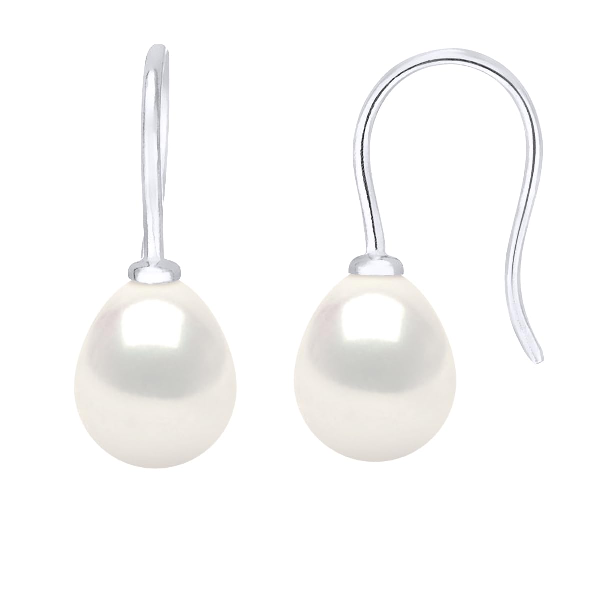 PEARLS & COLORS Orecchini Pendenti In Oro Con Perle D'Acqua Dolce 8-9 Mm – Qualità AAA+ - 2