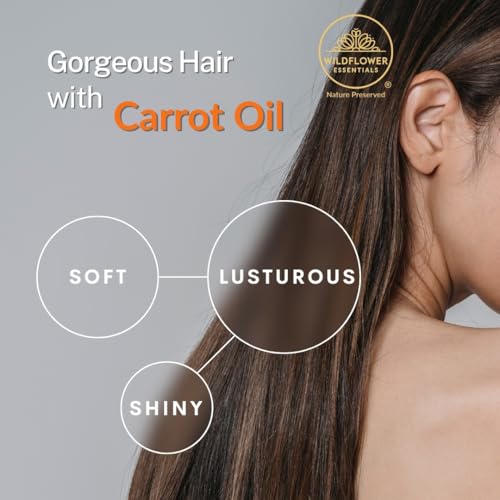 Image of Carrot Oil Cold Pressed for Face Skin Hair & Body Hydration Pure & Natural (30ml)