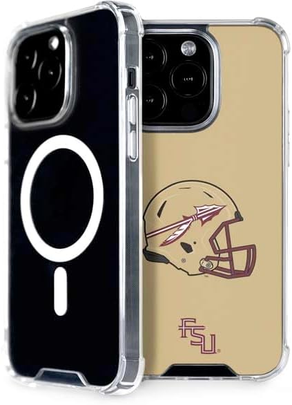 Skinit Funda para teléfono compatible con MagSafe iPhone 15 Pro, diseño oficial de casco FSU de la Universidad Estatal de Florida