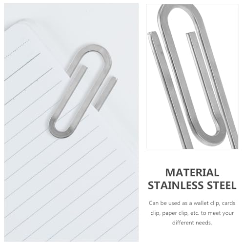 Homoyoyo Paper Clip Wallet Minimalist Wallet Women's Mens Slim Cash Clip Students Awards Personalized Money Cards Holder Festival3