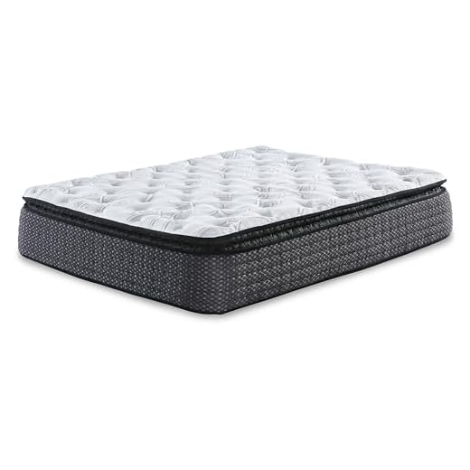 Signature Design by Ashley Limited Edition 13" Plush Pillowtop Hybrid Mattress, CertiPUR-US Certified Gel Foam, Full