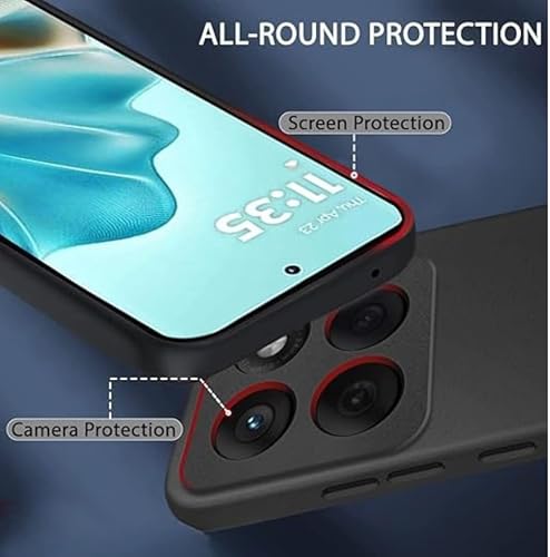 Image of Designerz hub Motorola G86 Power Back Cover | Soft Silicone Slim Back Case Cover for Motorola G86 Power- Black