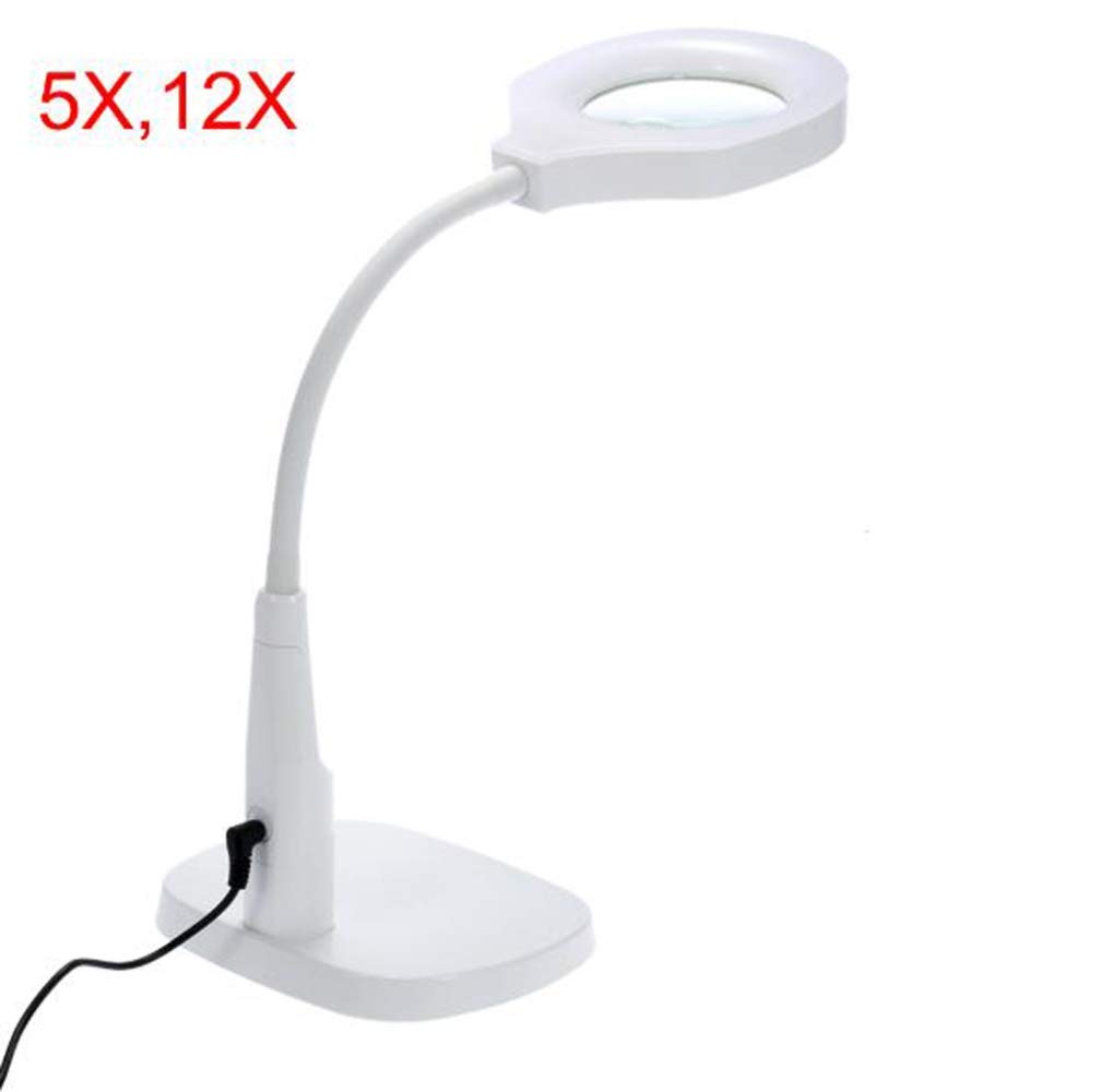 Lupe, Vergrößerungsbrille, LED-Licht, Leselupe, Hobby, Zeitung, Schreibtisch, Tischlampe, Bücher, freihändiger Ständer, Stirnband, beleuchteter Handaufsatz für 3D-Handybildschirm, ganze Seite, sm