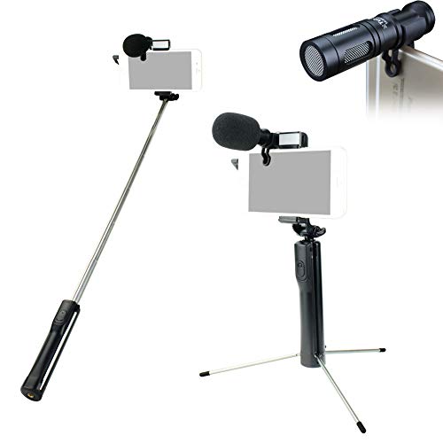Tubace Ranger Elite Smartphone Video Kit Shotgun Microphone with 3 in 1 Extendable