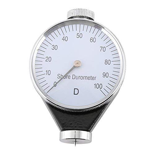Hardness Tester Meter, Akozon Rubber Shore Type Durometer Hardness Meter Tester 0-100 HA