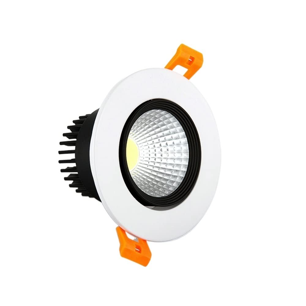 BHGFYXBS Recessed Cob Led Recessed Downlight Living Room Dining Hallway Corridor Interior Lighting Ceiling Light Ac85-265V Led Cri80 High Color Embedded Spotlight Ted,3000k-30W
