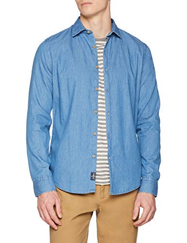 Scalpers Original Denim F. Shirt Indigo Bleach