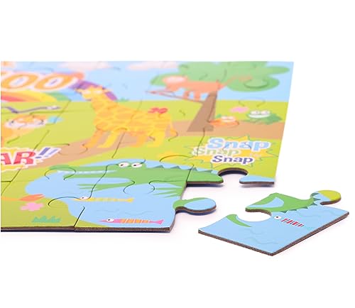Toyland® My First 3 In 1 Blippi Puzzle Set - 45 Piece Jigsaw, 28 Dominoes & Picture Match Game - Suitable for Ages 3 + - Learning Games - Image 2