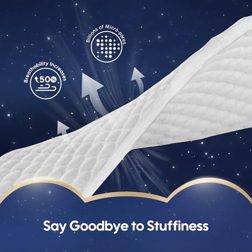 AIWIBI Ultimate Comfort Overnight Nappy Pants, Size 4, 360 Pull-On Disposable Baby Nappy Pants,Super Absorbent 44 Count (9-14 kg), Nighttime Underwear - Image 6