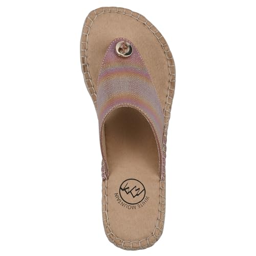 Image of WHITE MOUNTAIN Women's Beachball Espadrille Wedge Sandal