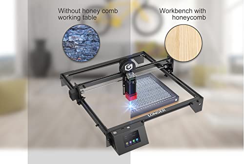 Image of Longer Honeycomb Working table, 11.8 inchx 7.8 inchx 0.86 inch Honeycomb Working Bed for CO2 or Diode Laser Engraver Cutting Machine, Fast Heat Dissipation with Aluminum Plate for Table-Protecting