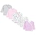 TupTam Camiseta de Bebé para Niña Manga Larga Pack de 5, Multicolor 9, 68