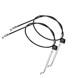 uyoyous 2 Pack Universal Metal Sofa Handle Cable Recliner Chair Couch Release Lever Replacement Cable Total Length Approx 34.2