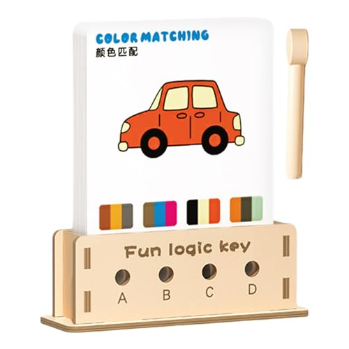 Farbkombinationsspiel | D-Puzzle zum Lernen der Farbabstimmung – Lernaktivität ab 4 Jahren zu Hause, Schule, Kindergarten