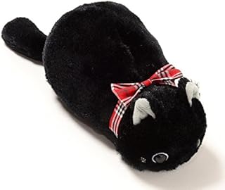 Zeagro Astuccio in Peluche, Cartone Animato Animale Gatto Simpatico Astuccio per Il Trucco Sacchetto di immagazzinaggio per Studenti Adolescenti per Portamonete Matita cosmetico-Nero