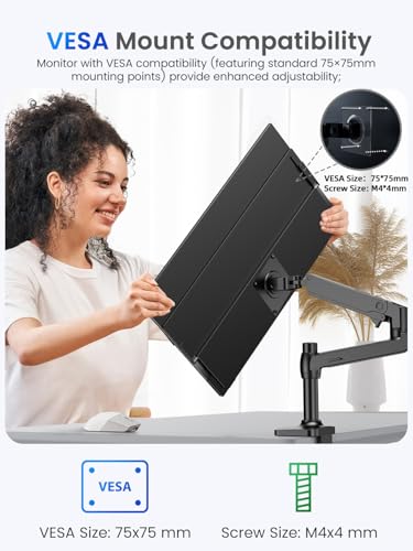 18,5 Pollici 120Hz Touchscreen Monitor Portatile Full HD Secondo Monitor con Supporto Integrato USB C Mini HDMI per PC Laptop Xbo Switch, Display Mobile Corpo in Metallo, Compatibile con VESA - Monitor - Immagine 6