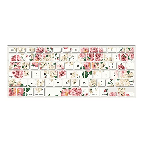 Carcasa MacBook Pro 16 2019 A2141 con protector teclado rosa JZ 4