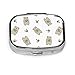 Produktbild Fett Eisbär Trinkwasser Pille Box Metall Fall Medizin Tablet Halter Wallet Organizer Fall für Tasche oder Geldbörse