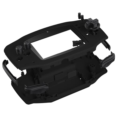 Image of IPS Ready Upgraded eXtremeRate Black Soft Touch Replacement Shell Full Housing Cover & Black Screen Lens for Gameboy Advance - Compatible with Both IPS & Standard LCD - Without Console & IPS Screen