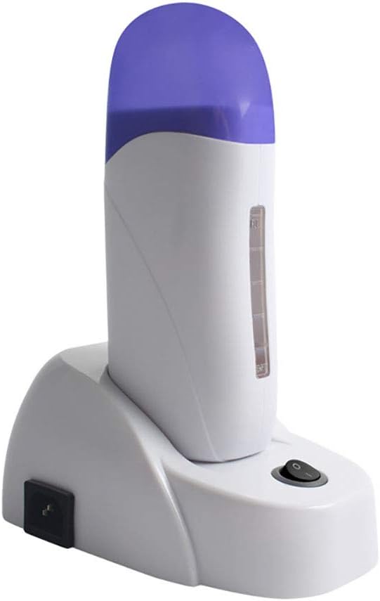 Wax Roller - Cartridge Wax Heating Wax Depilatory Roller Machine for Body Hair Removal Single Waxing Heaters (White 1PC)