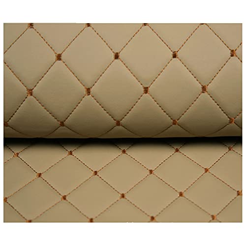 Similpelle Tessuto Trapuntato Ecopelle Ricamo Clip...