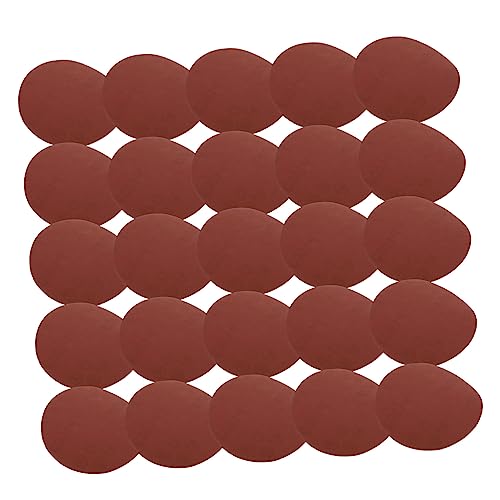 NAMOARLY 100Sheets Round Sandpaper Polishing Discs Grit for Bowling Ball Cleaning Versatile Furniture Polish Tool Durable and Easy to Use Sanding Pads