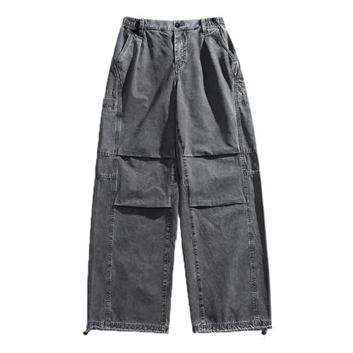 Men's Pants American Cotton Retro Wide-Leg Casual Workwear for Men4