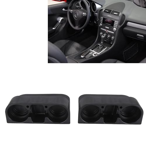 Portavasos para asiento de auto, plástico, negro miniatura 4