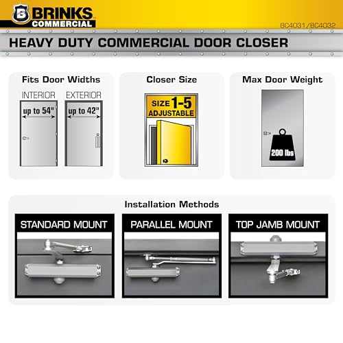 Brinks BC4031 Commercial - Heavy Duty Commercial Door Closer thumb #2