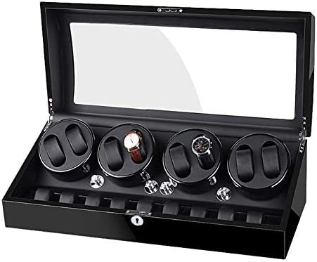 Mechaniczny zegarek Shaker automatyczny nawijacz zegarka 8+9 zegarek nawijacz pudełko z cichym silnikiem duże wykończenie fortepianowe pasuje do zegarków Lady Man