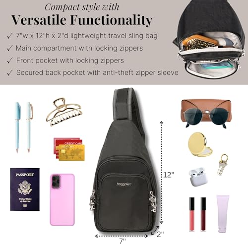 Image of Baggallini Securtex Anti-Theft Daytripper Sling
