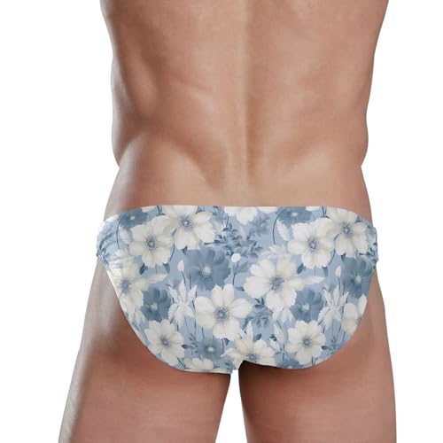 Boho Garden Flower Swim Briefs for Men Swimsuit Bikini Swimwear S A1106833