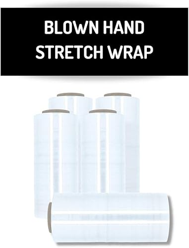 Miniatura 2 de PSBM - Envoltura elástica, paquete de 4, 15 pulgadas x 1500 pies, calibre 80, adherencia de plástico transparente, rollos de película elástica