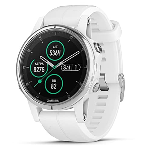 Garmin, Fenix 5S Plus Sapphire, Reloj, Unisex, Blanco, Talla única