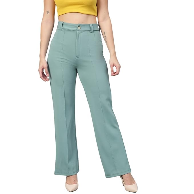 Women Trousers;Super Soft Fabric with high Stretchability Regular fit Bottoms; Stylish Bottom for Women; Formal Wear for Women;-picture-23