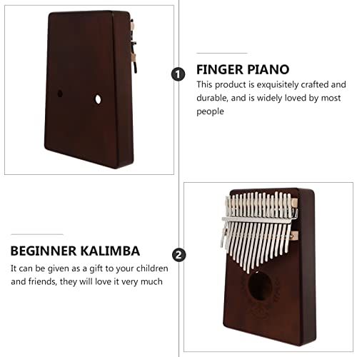 BIENKA 1 Ensemble Kalimba Pouce Piano 17 Touches Doigt Piano Portable Main Piano Instruments de Musique Accord Marteau… - Les Beatles, Paul McCartney, John Lennon, RIngo Starr, George Harrison BIENKA 1 Ensemble Kalimba Pouce Piano 17 Touches Doigt Piano Portable Main Piano Instruments de Musique Accord Marteau… – Image 6