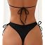 Tide Side Thong-black