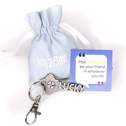 key2Bme Lucky Key - Shamrock Keychain & Inspirational Quote - The Cute Cool