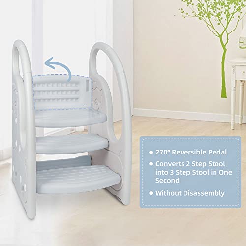 Onasti AMZA210719 Toddler 3 Step Stool Onasti Kids Standing Tower thumb #1