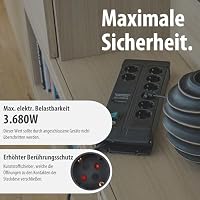 Brennenstuhl Premium-Line Steckdosenleiste 8-Fach mit Überspannungsschutz – Ansicht 5