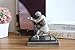 CYXStar Resin Soldier Executive Pen Holder Desk Organizer Cool Pen Stand Home Decor Resin Pencil Holder with a Pen for Men as Gift (Silver)