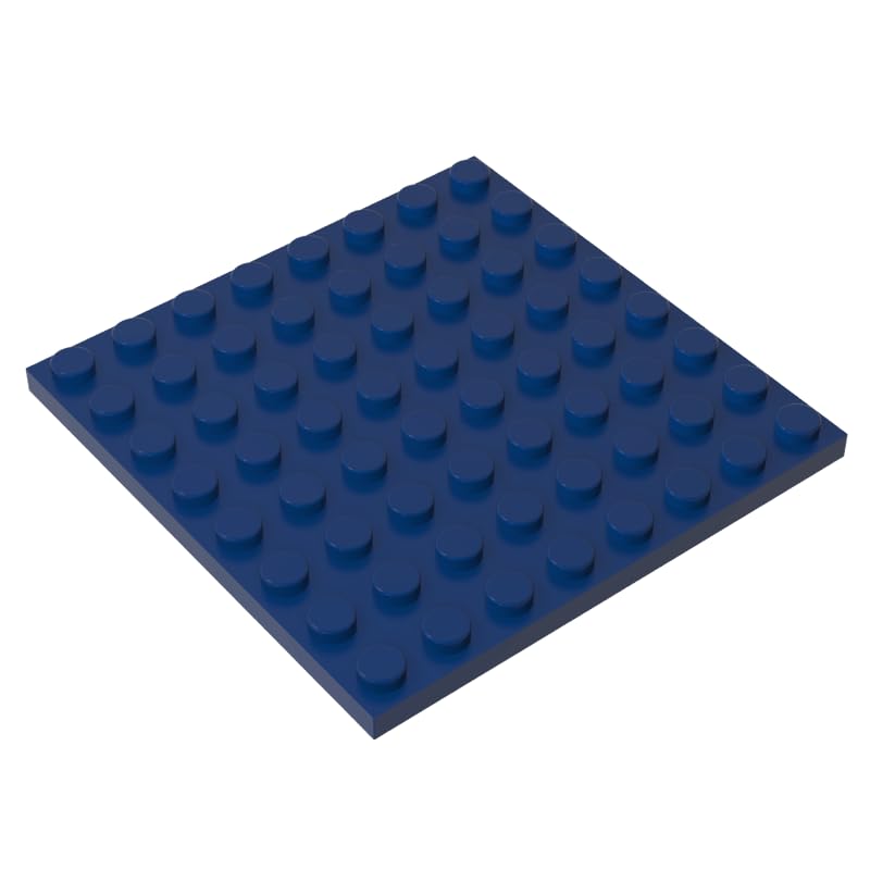 GDS-528 Compatible with LEGO 41539 Foundation Plate 8x8, Dark Blue, 10 PCS — image 1