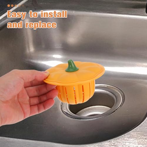 Colador para fregadero con diseño moderno en forma de calabaza miniatura 3