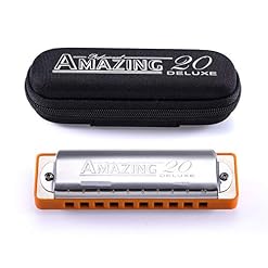 KIRANDIE 10 Trous Diatonic Blues Harmonica réglage spécial (Color : Key of G) - Les Beatles, Paul McCartney, John Lennon, RIngo Starr, George Harrison KIRANDIE 10 Trous Diatonic Blues Harmonica réglage spécial (Color : Key of G) – Image 6