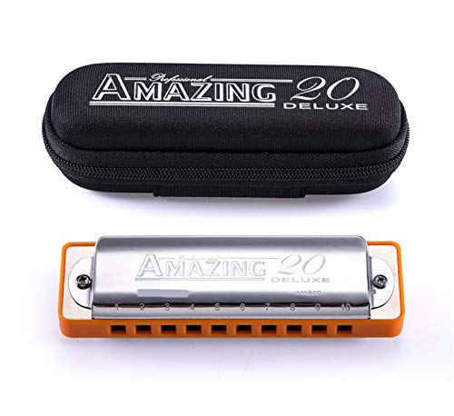 KIRANDIE 10 Trous Diatonic Blues Harmonica réglage spécial (Color : Key of G) - Les Beatles, Paul McCartney, John Lennon, RIngo Starr, George Harrison KIRANDIE 10 Trous Diatonic Blues Harmonica réglage spécial (Color : Key of G) – Image 7