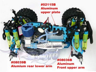 HIMOTO Viper XST 1/10 off-Road Modello A Scoppio Upgrade con RADIOCOMANDO 2.4GHZ 4WD RTR