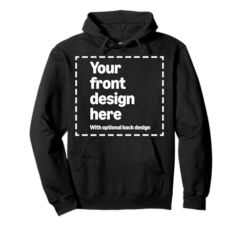 Custom Front & Back Print Hoodie with Your Image for...