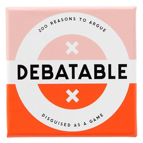 Brass Monkey Debatable Game Set | 200 Two-Sided Game Cards for Things to Argue About | Social Game | Great Gift for Adults