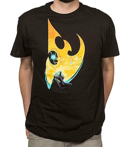 BOQUAN Starcraft II Protoss Silhouette Adult T-Shirt - Video Game Black S
